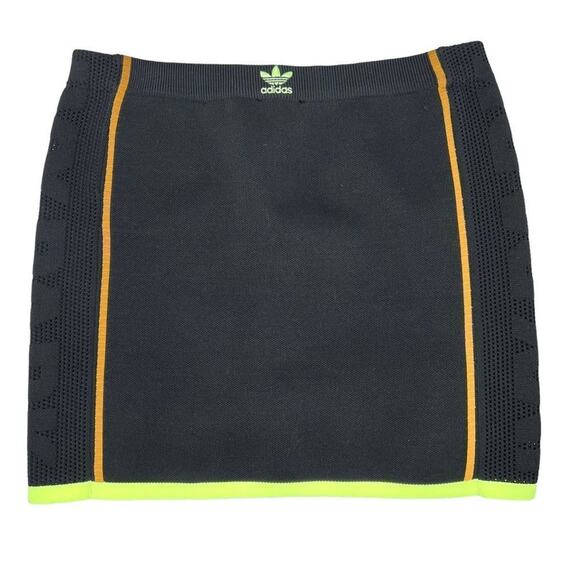 Adidas x Ivy Park Women's M Knit Athletic Mini Skirt Black High Waist Beyonce - Picture 8 of 8